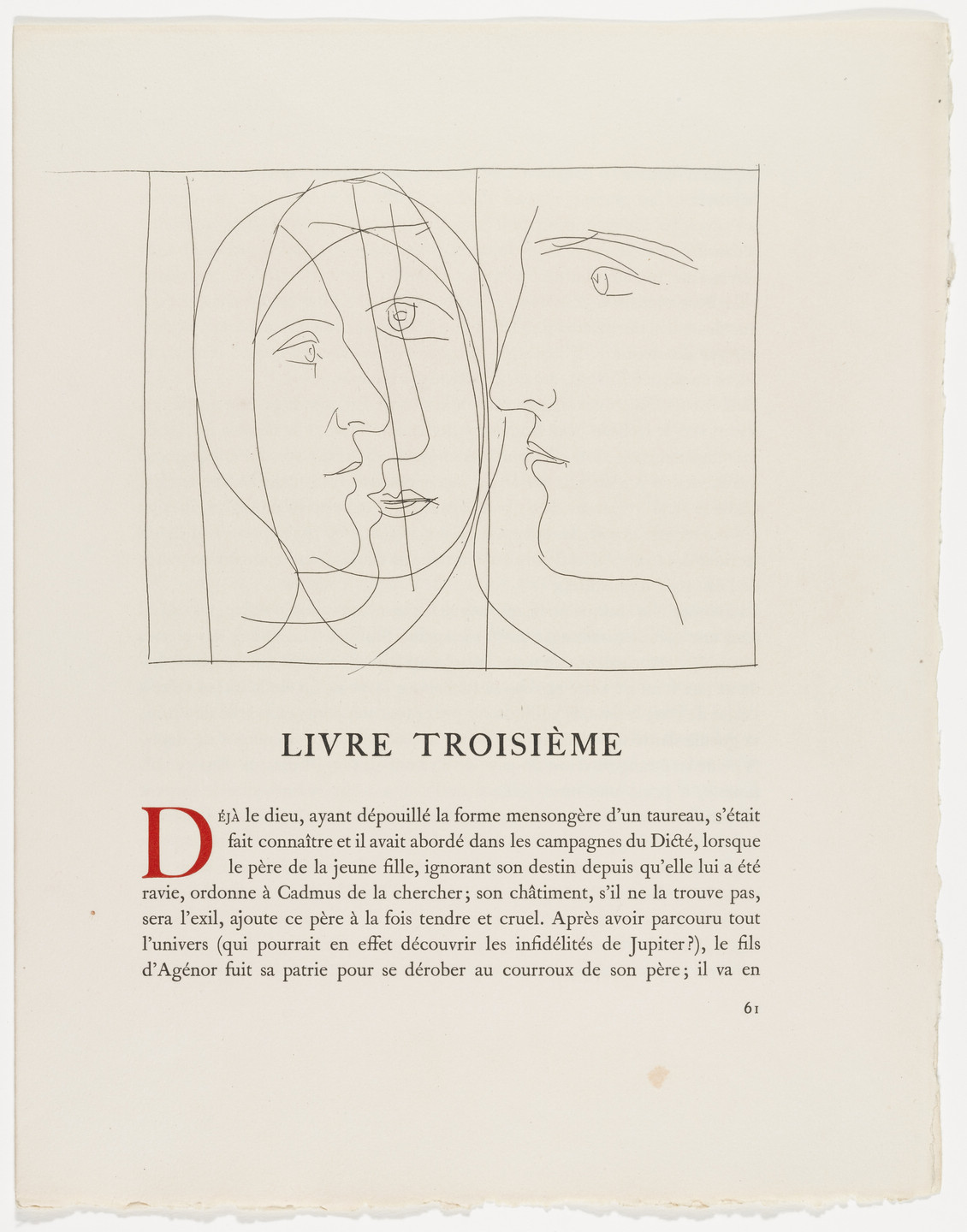 Pablo Picasso. Heads (Têtes) from Les Métamorphoses. 1931