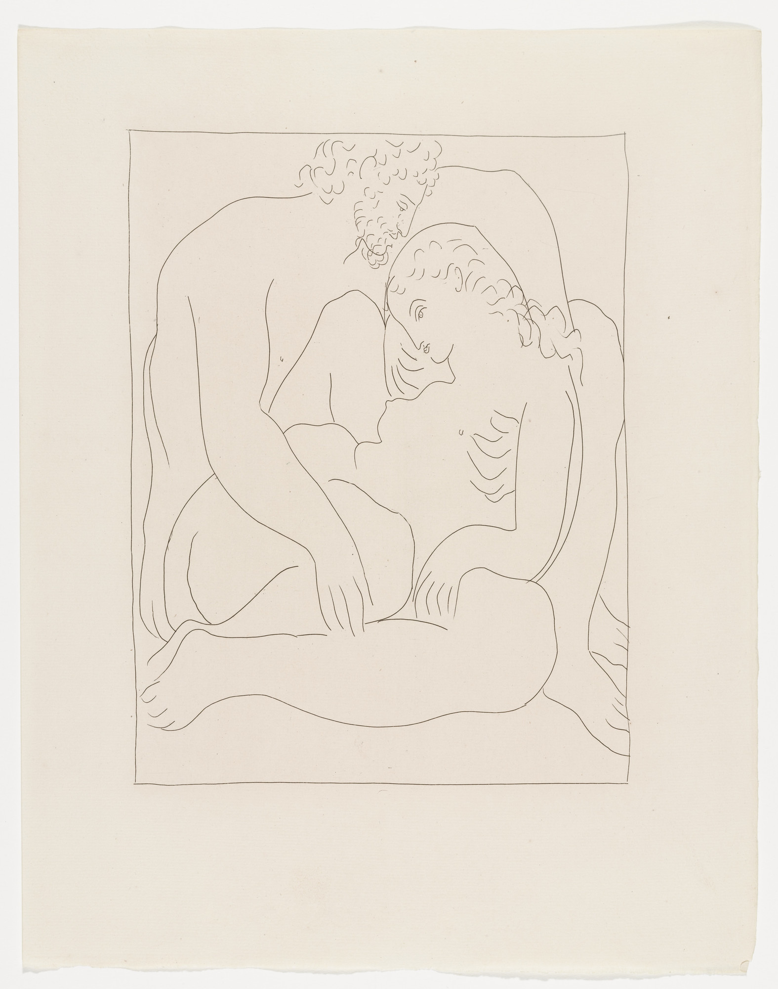 Pablo Picasso. The Love of Jupiter and Semele (Amours de Jupiter et de Sémélé) from Les Métamorphoses