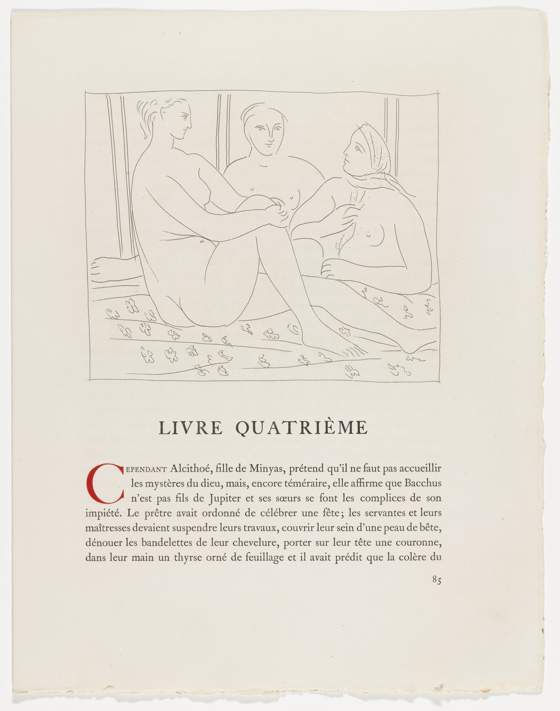 Pablo Picasso. Three Female Nudes (Trois femme nues) from Les Métamorphoses. 1931