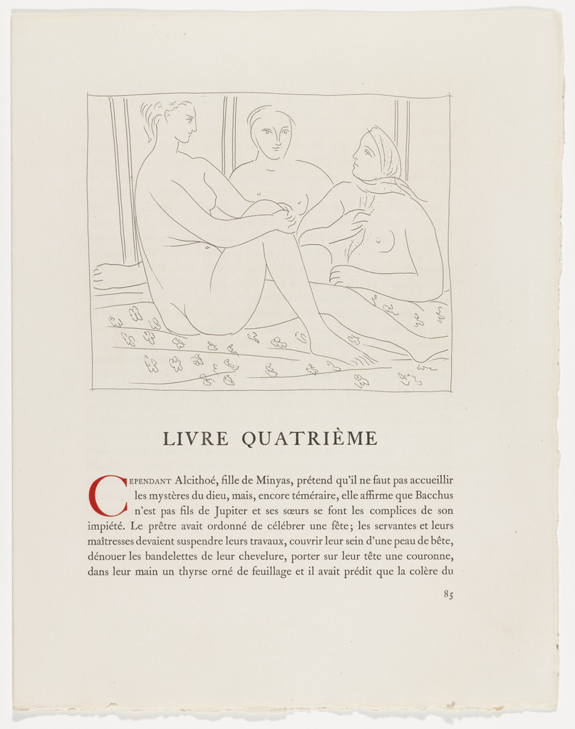 Three Female Nudes (Trois femme nues) from Les Métamorphoses