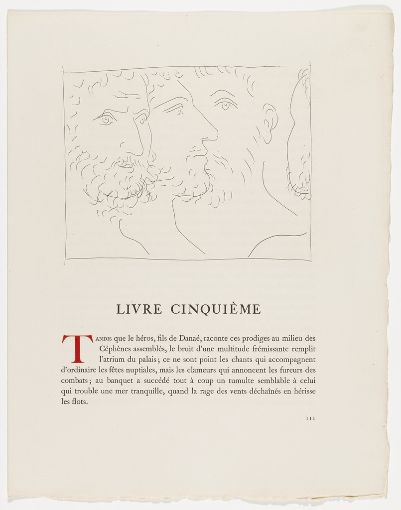 Four Heads of Men (Quatres têtes d'hommes) from Les Métamorphoses