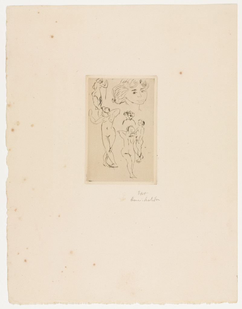 Four Nudes, Two Heads (Quatre nus, deux têtes)