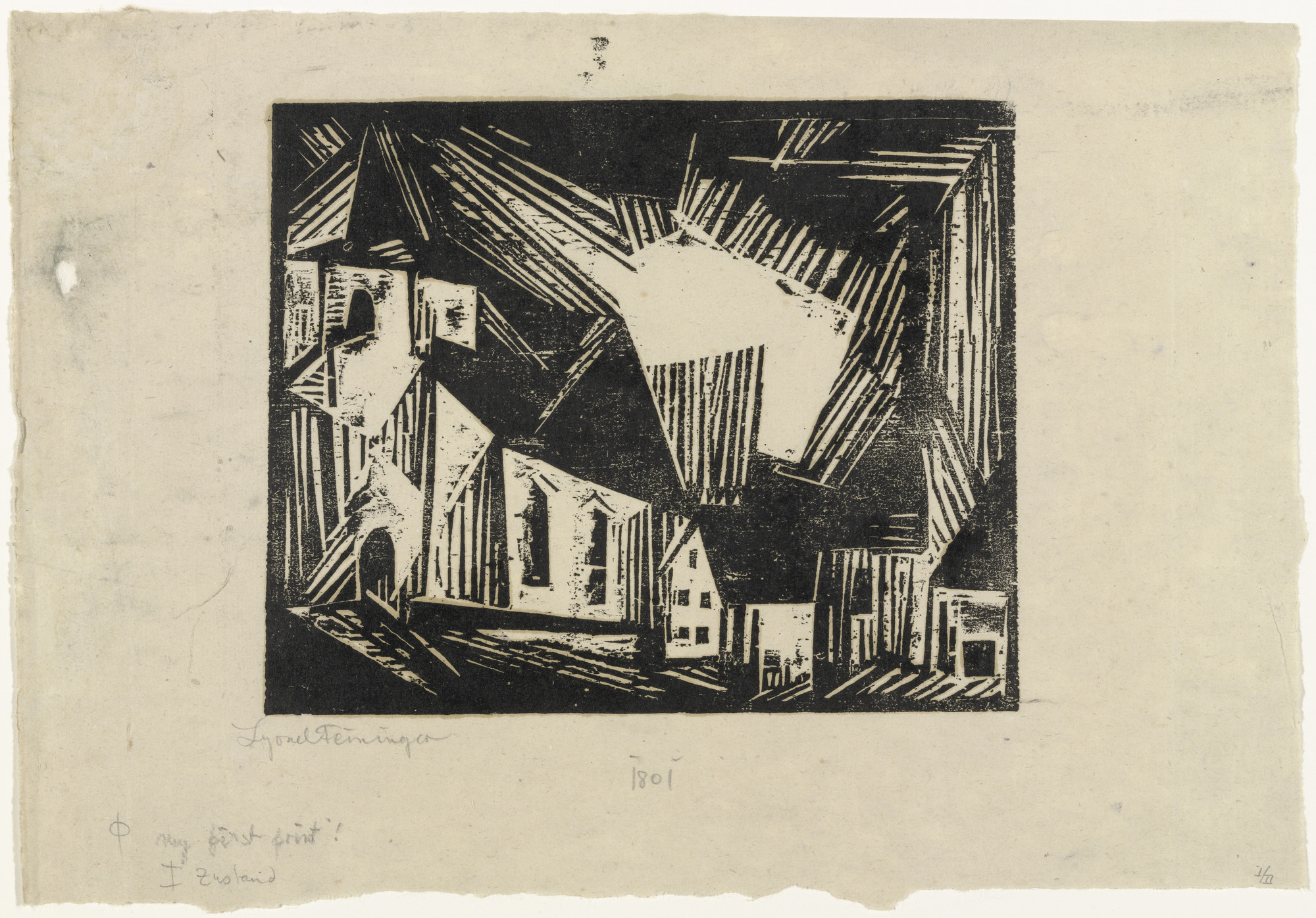 Lyonel Feininger. Church (Kirche)