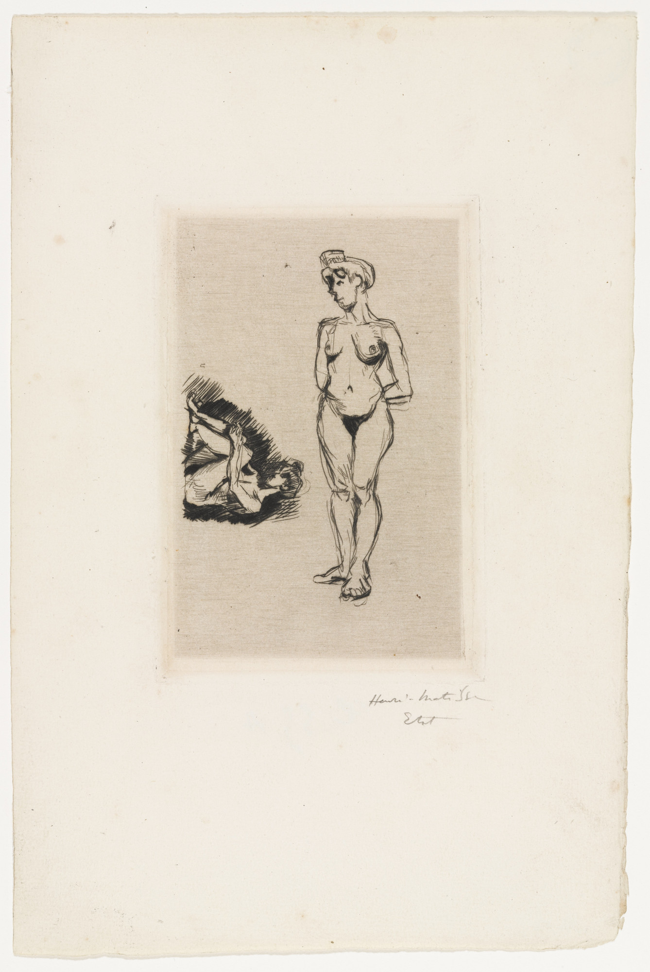 Henri Matisse. Two Studies of a Nude (Deux études de nu)