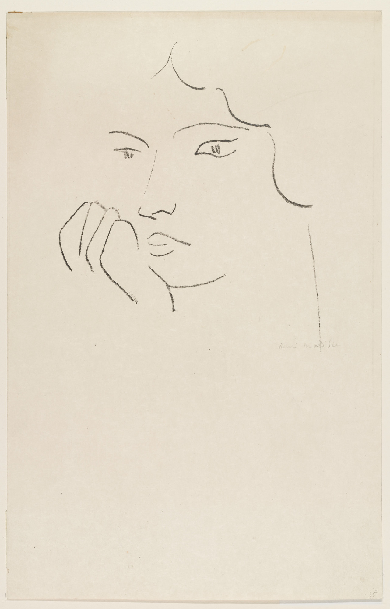 Henri Matisse. Pensive Woman