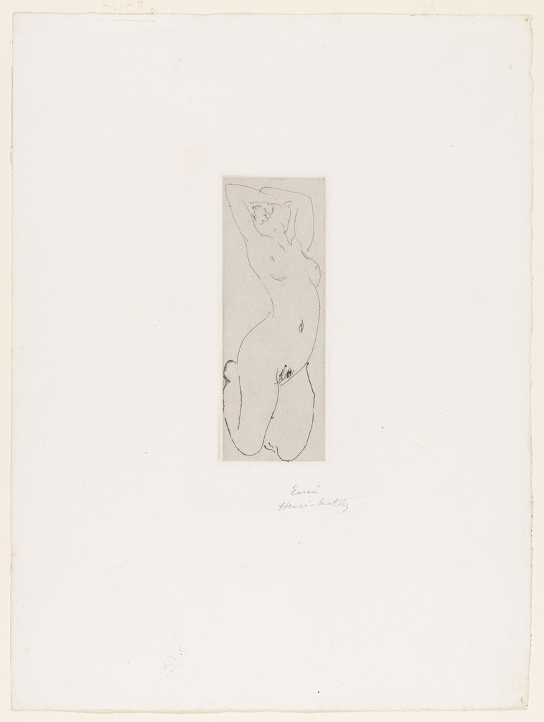 Kneeling nude with bent back (Nu agenouillé et cambré)