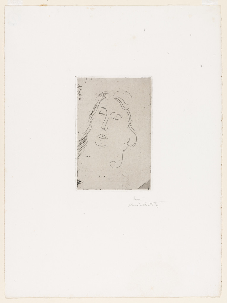 Marguerite, with closed eyes (Marguerite, les yeux fermés)
