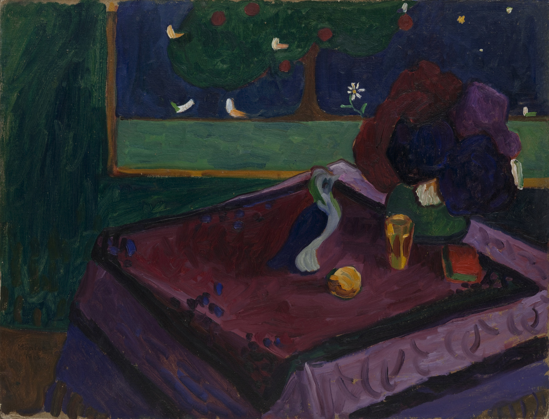 Gabriele Münter. Interior (Das Interieur). 1908