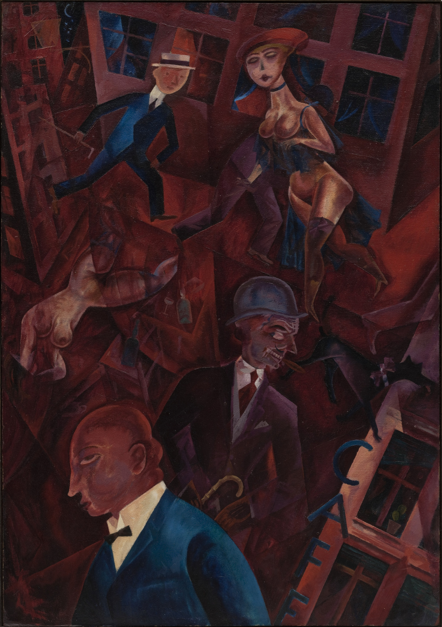 George Grosz. Metropolis. 1917 | MoMA
