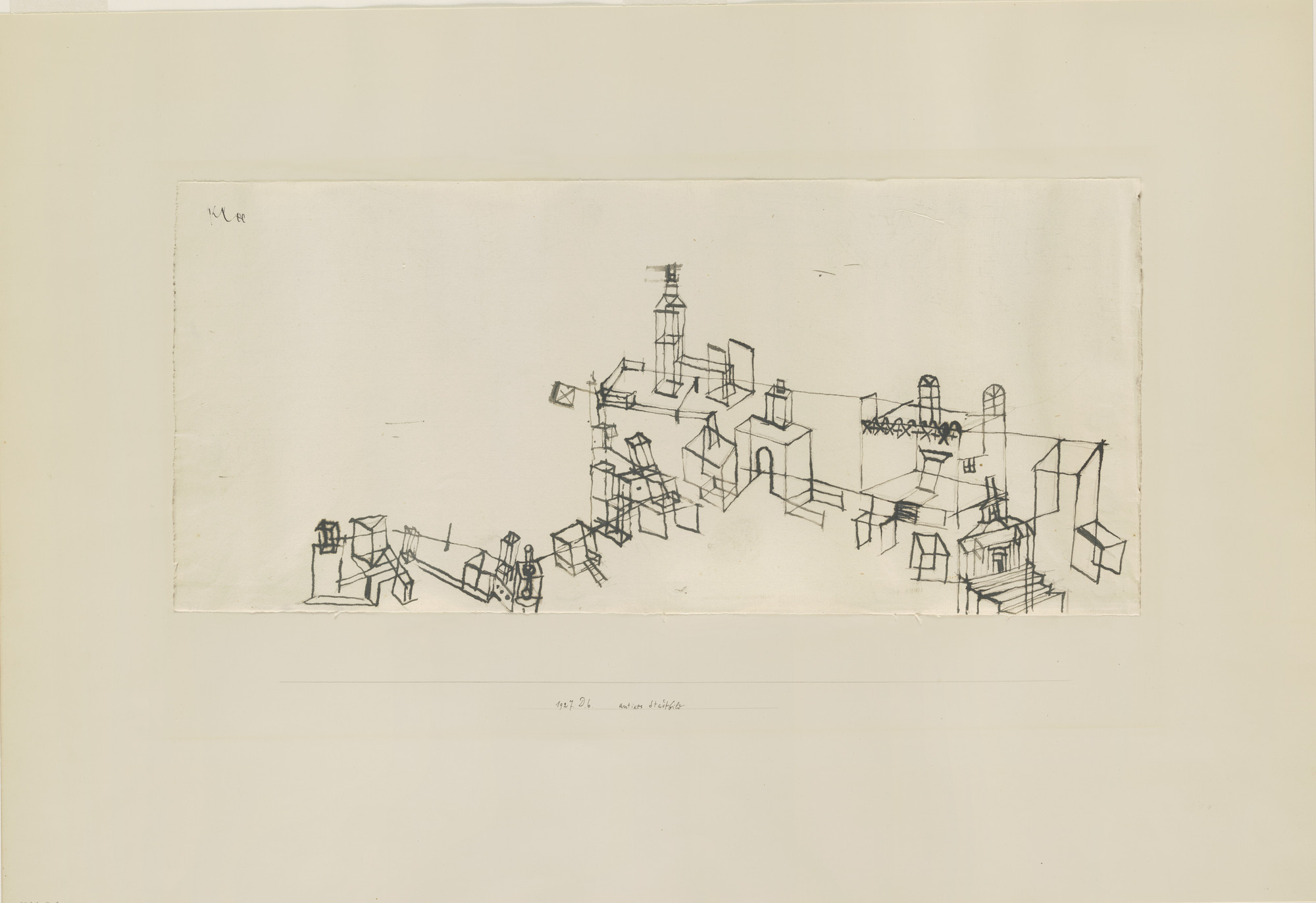 Paul Klee. View of Ancient City ( Antikes Stadtbild ). 1927 | MoMA