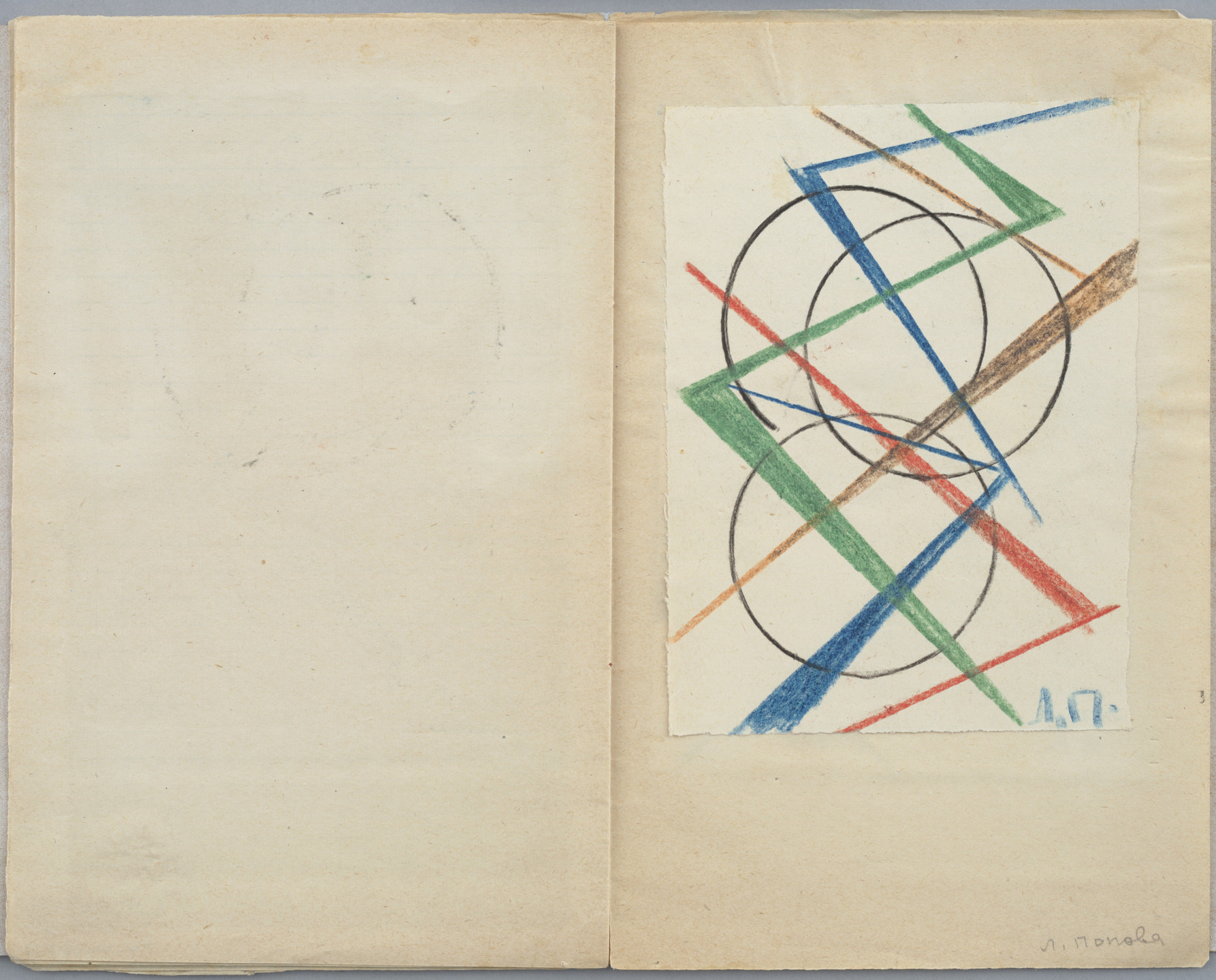 リュボーフィ・ポポーワ、「Linear Compsition」 Linear Composition by Liubov Popova | Obelisk Art History