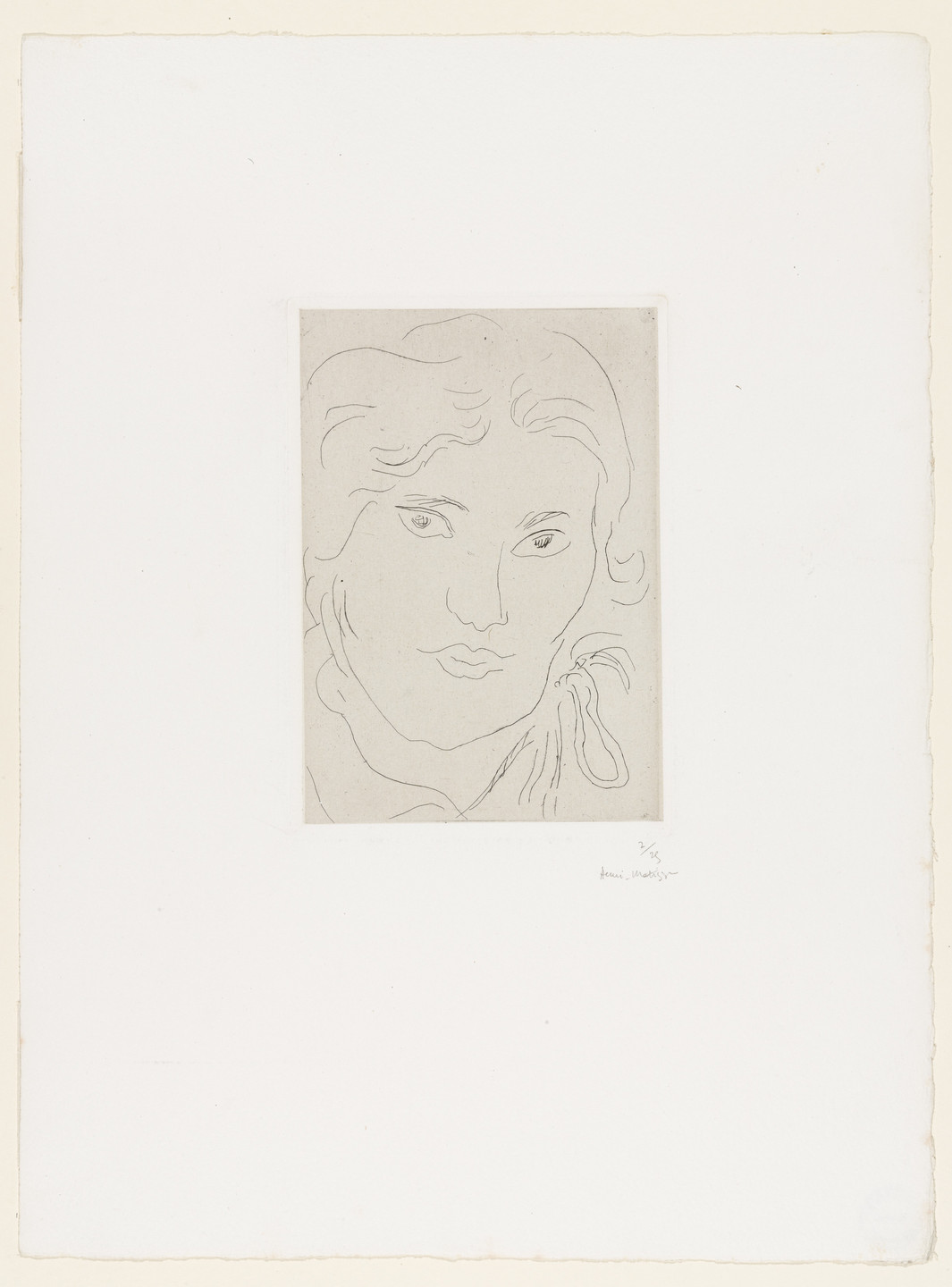 Henri Matisse、JEUNE FEMME、海外版超希少レゾネ、新品額付