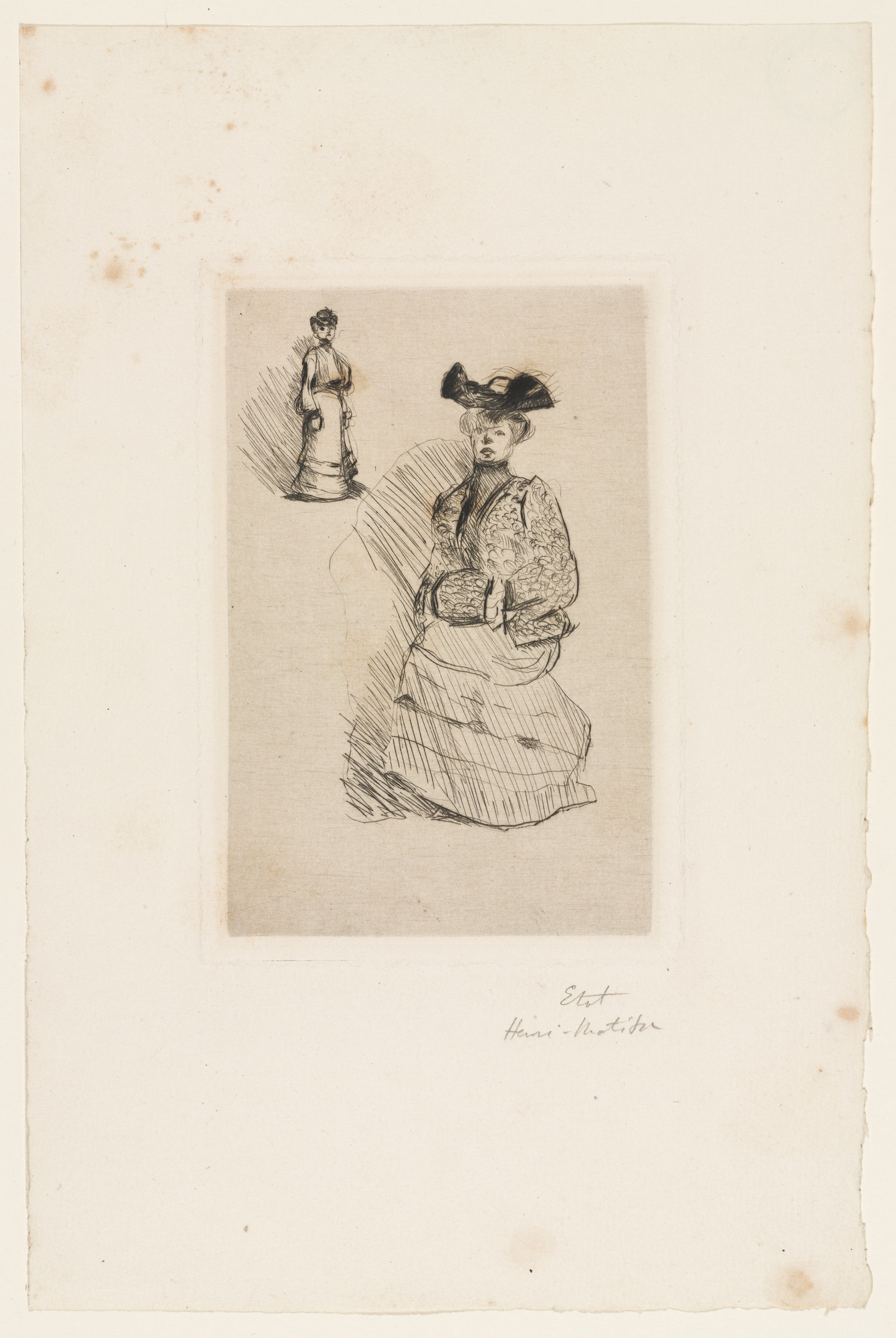 Henri Matisse. Two Women in Street Costumes (Deux femmes en costume de ville)