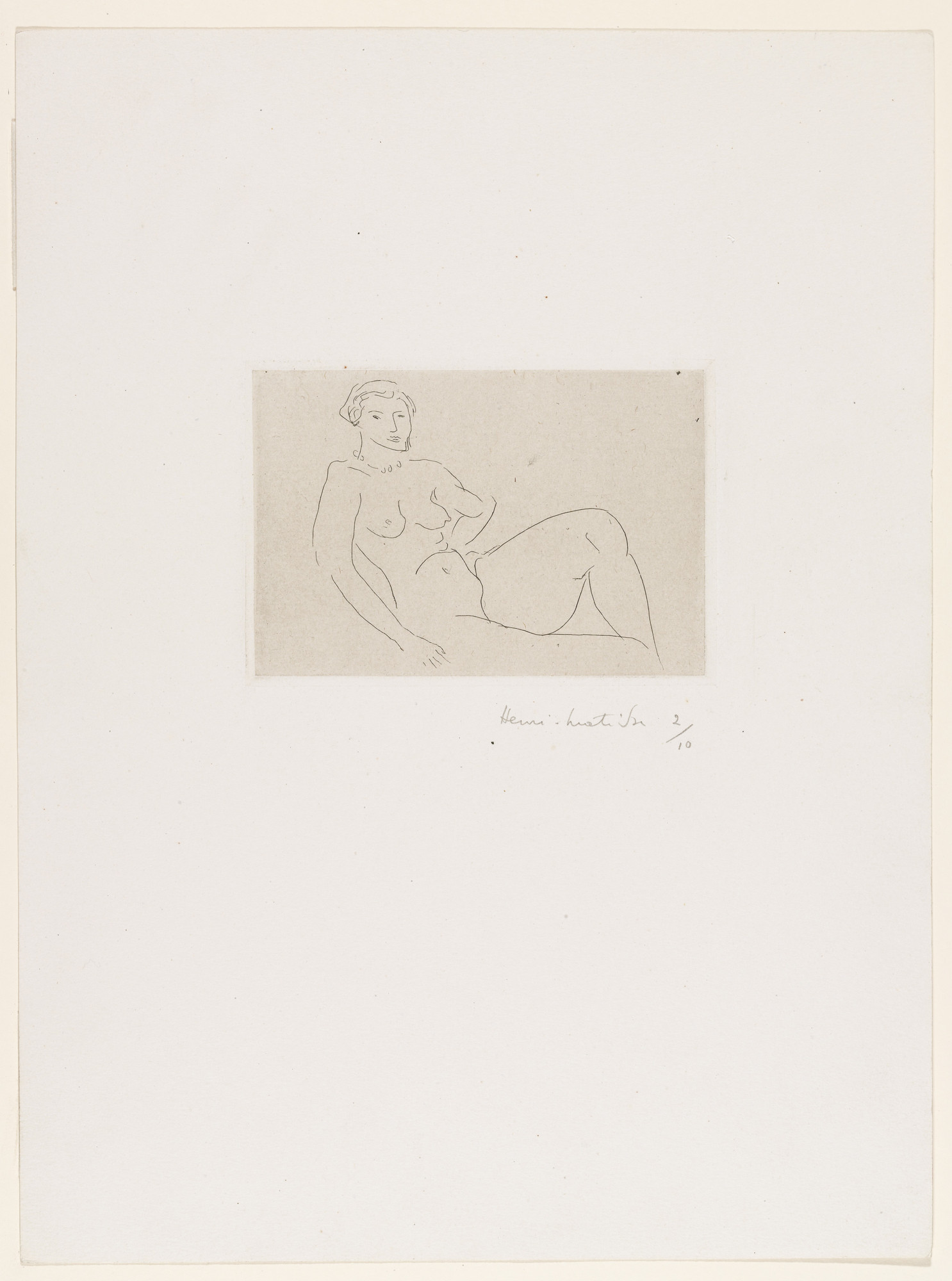 Henri Matisse. Nude - Feline (Nu - Féline)