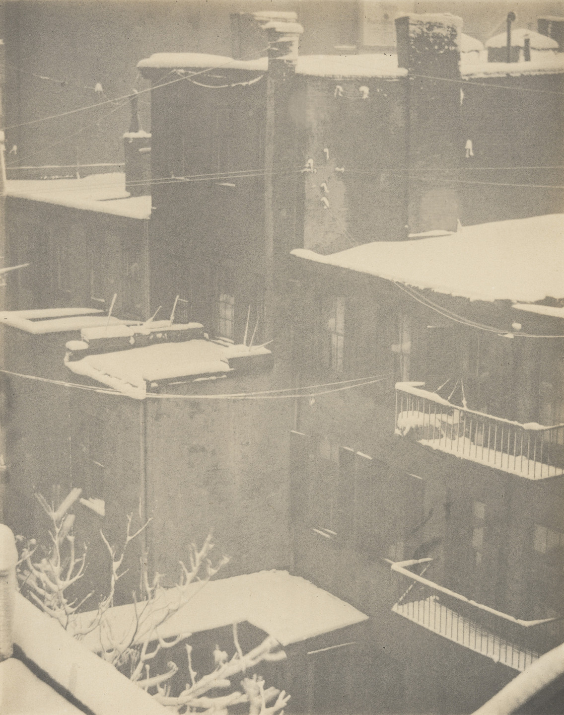 Alfred Stieglitz. From the Back Window at “291”. April 3, 1915