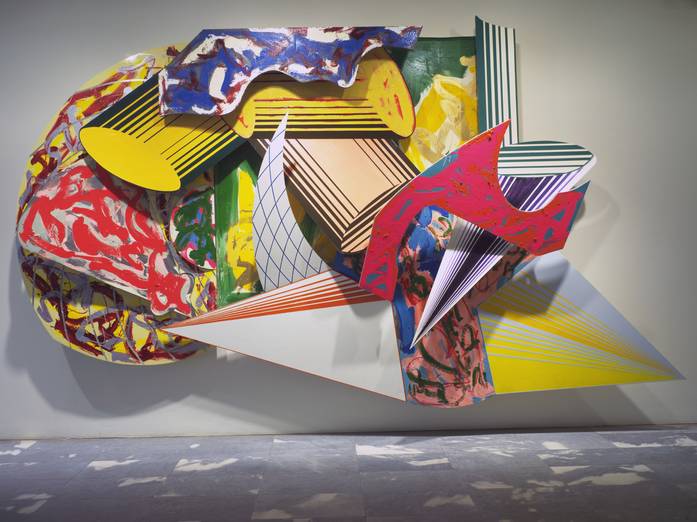 Frank Stella. Giufà, la luna, i ladri e le guardie. 1984