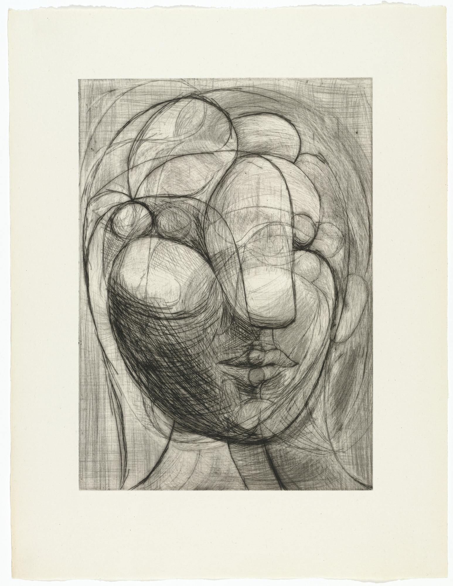 Pablo Picasso. Sculpture: Head of Marie-Thérèse (Sculpture. Tête de Marie-Thérèse)