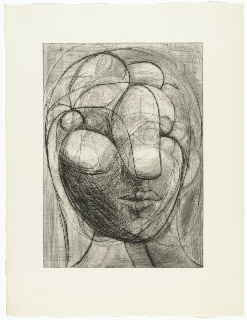 Sculpture: Head of Marie-Thérèse (Sculpture. Tête de Marie-Thérèse)