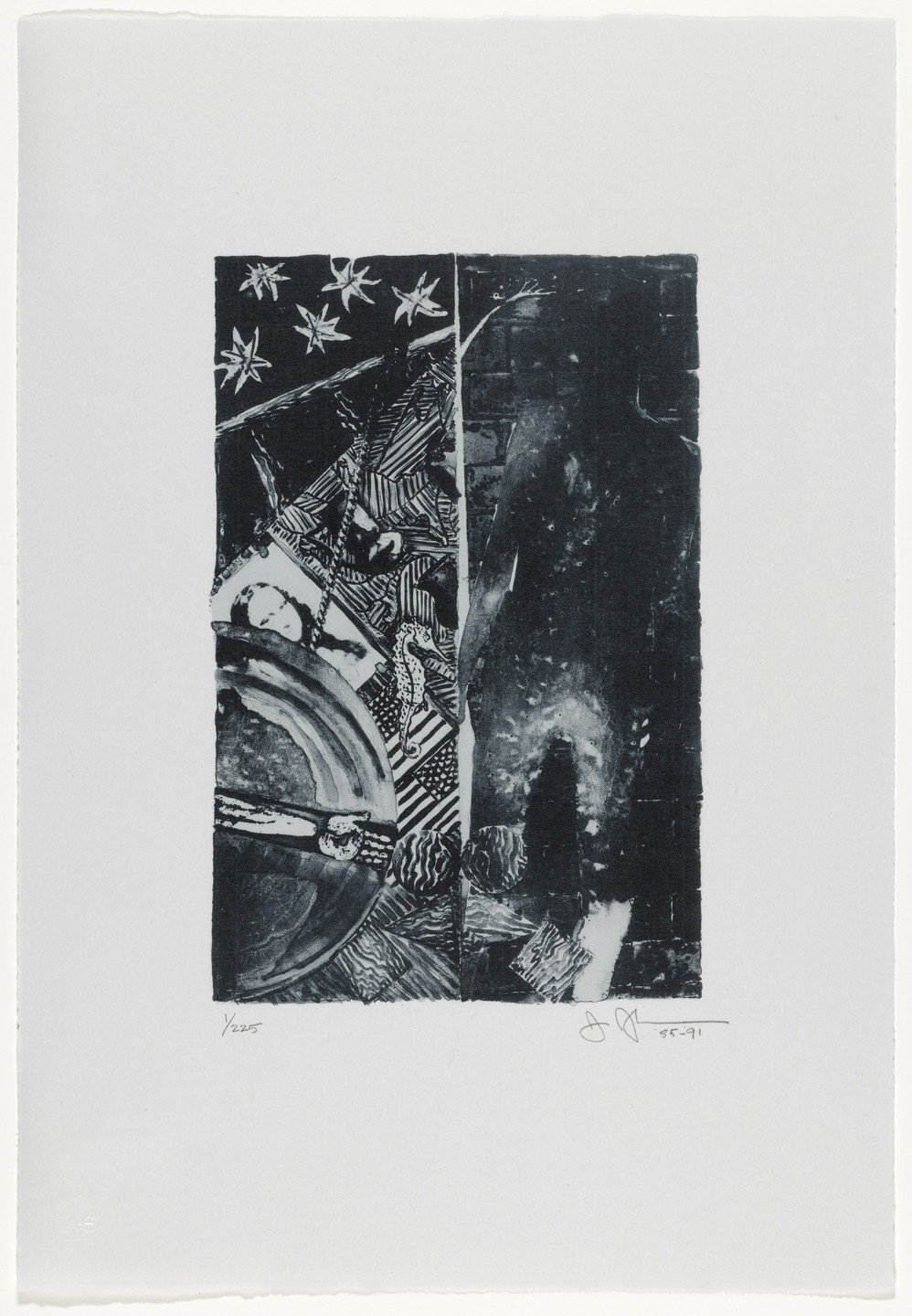 Jasper Johns. Summer (Blue). 1991