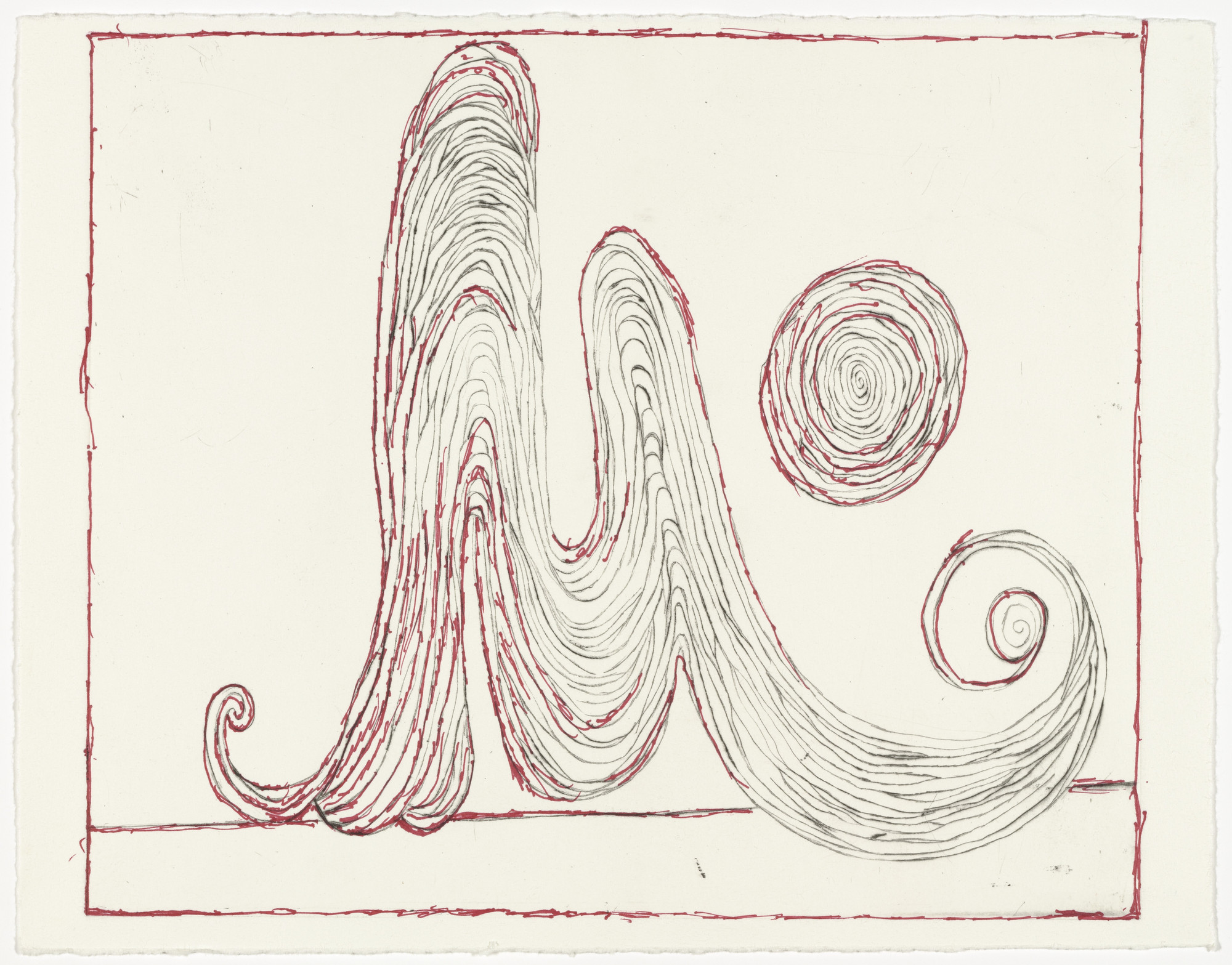 Louise Bourgeois. M Is for Mother, plate 4 of 7, state IV of VII, from the portfolio, La Réparation