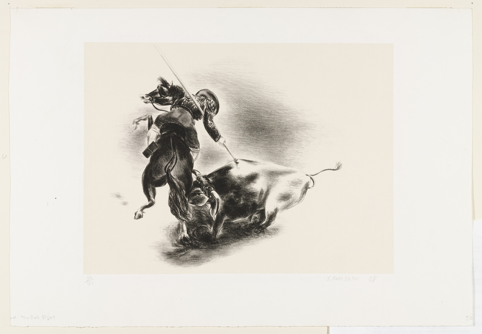 Yasuo Kuniyoshi. Bullfight
