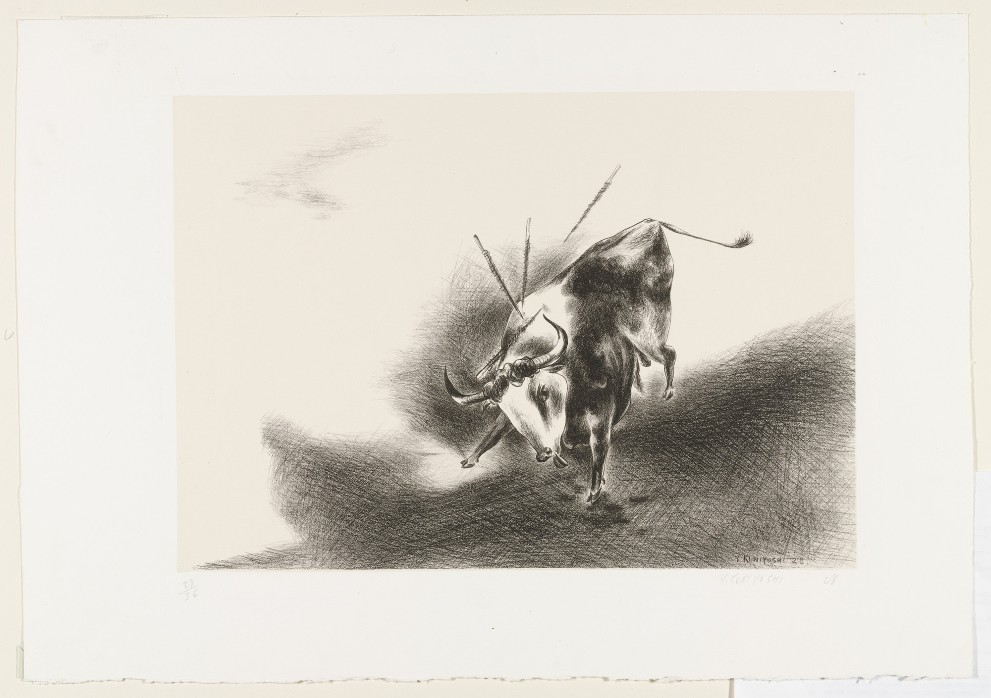 Yasuo Kuniyoshi. The Bull