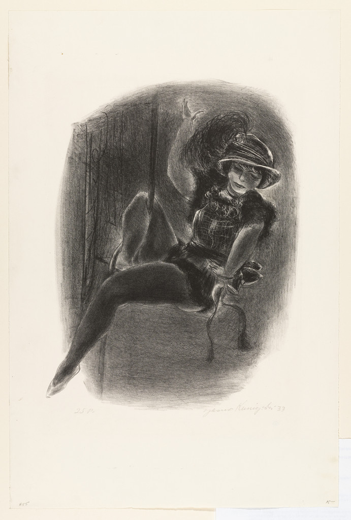 Circus Girl with Plumed Hat
