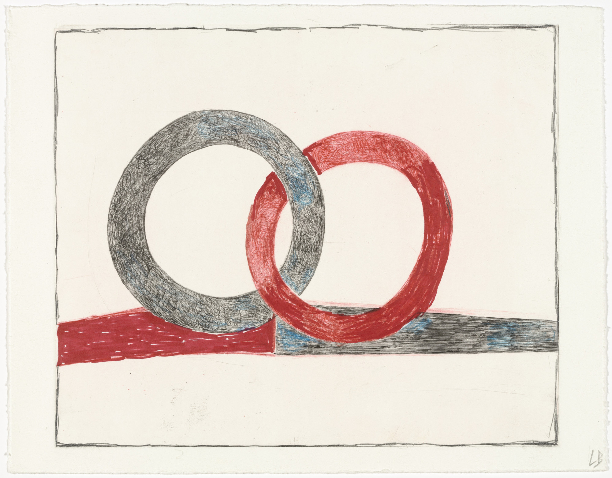 Louise Bourgeois. It Breaks If They Are Separated, state III of IV