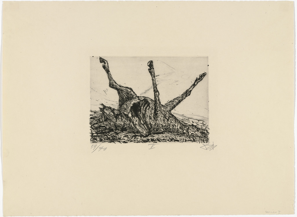 Horse Cadaver (Pferdekadaver) from The War (Der Krieg)