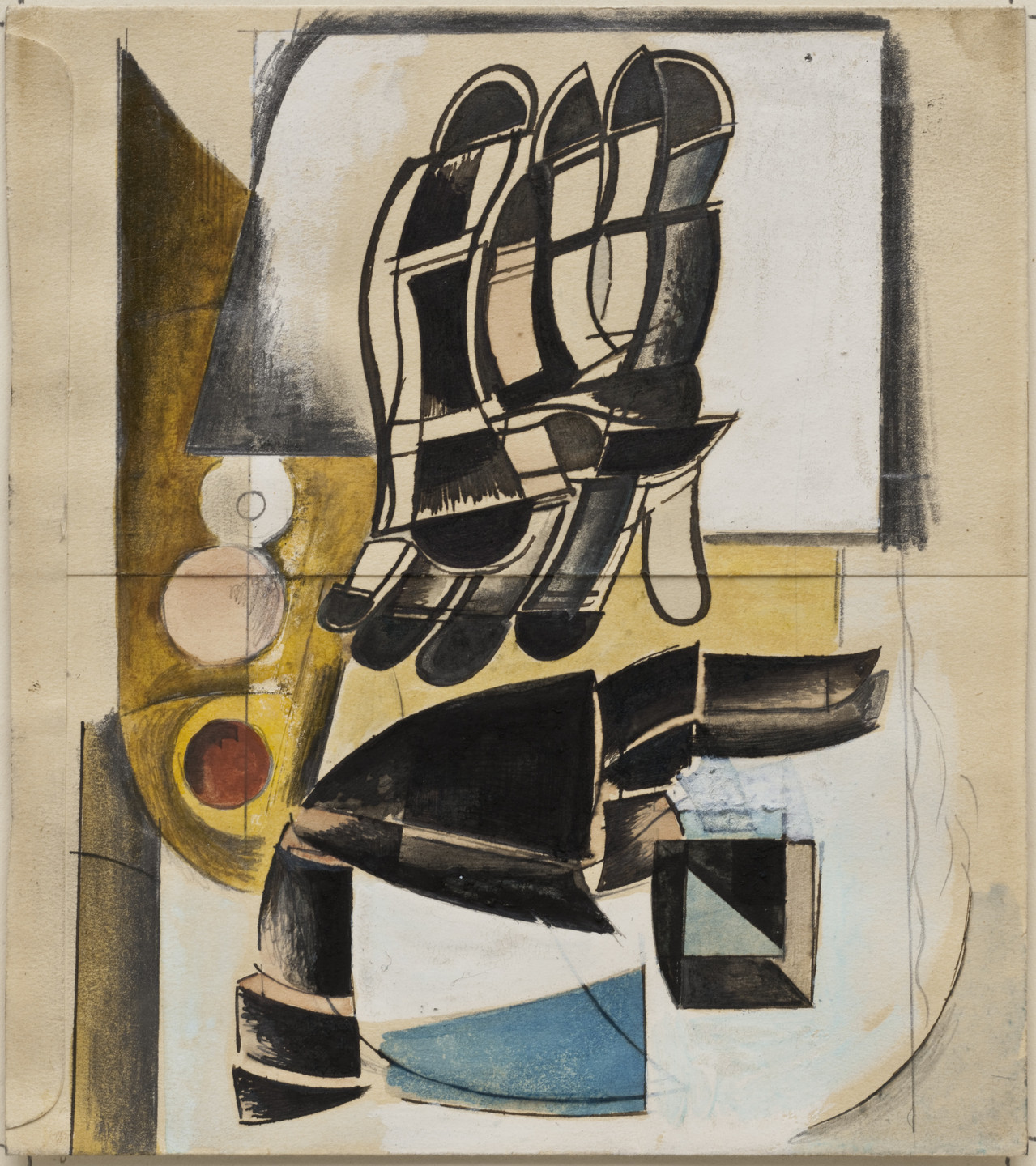 Wyndham Lewis. A Hand of Bananas. (c. 1938)