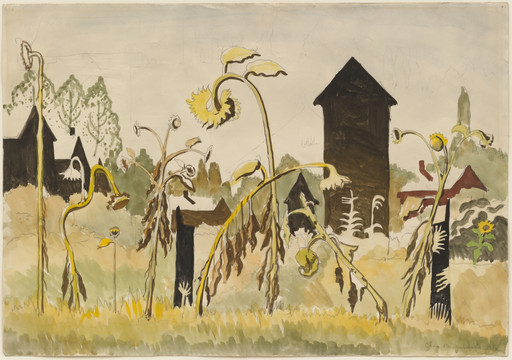 Charles Burchfield. Rogues' Gallery. 1916