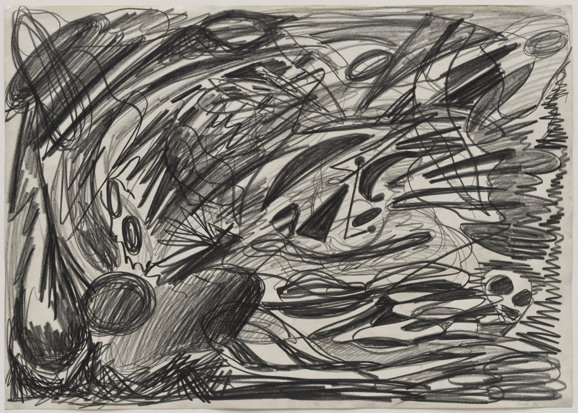 A.R. Penck (Ralf Winkler). Untitled. 1975