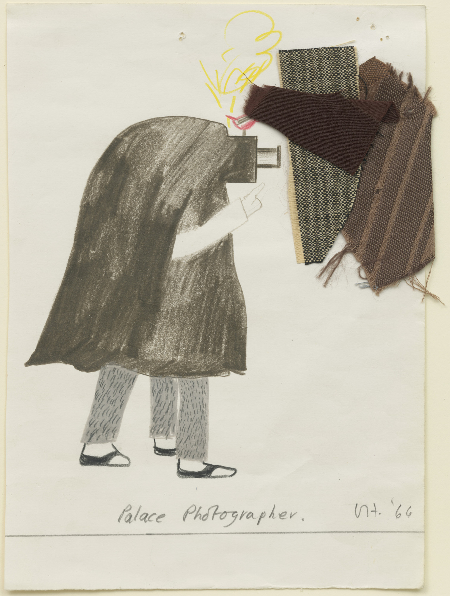 David Hockney. Palace Photographer. Costume design for the play Ubu Roi