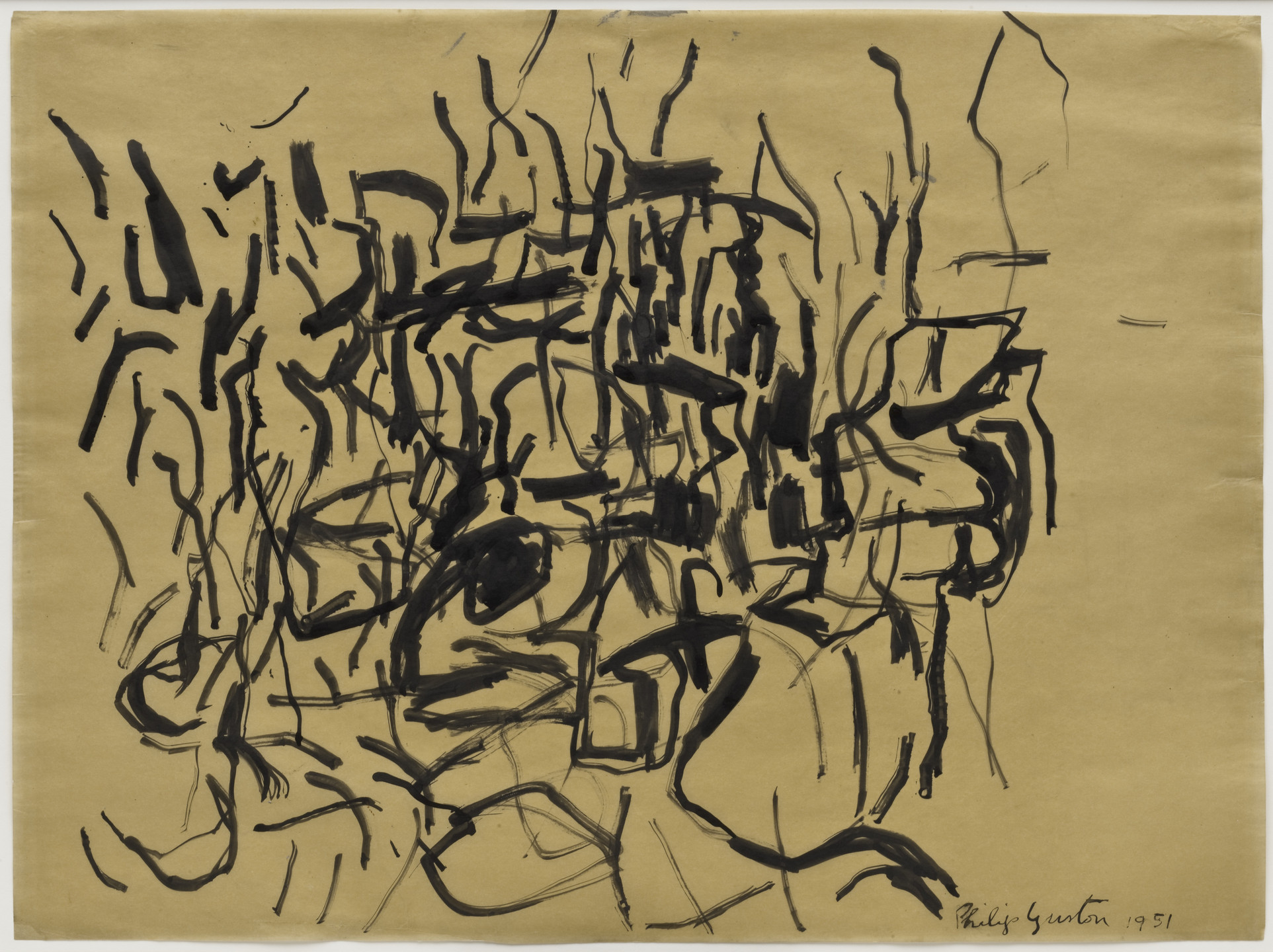 Philip Guston. Untitled. 1951