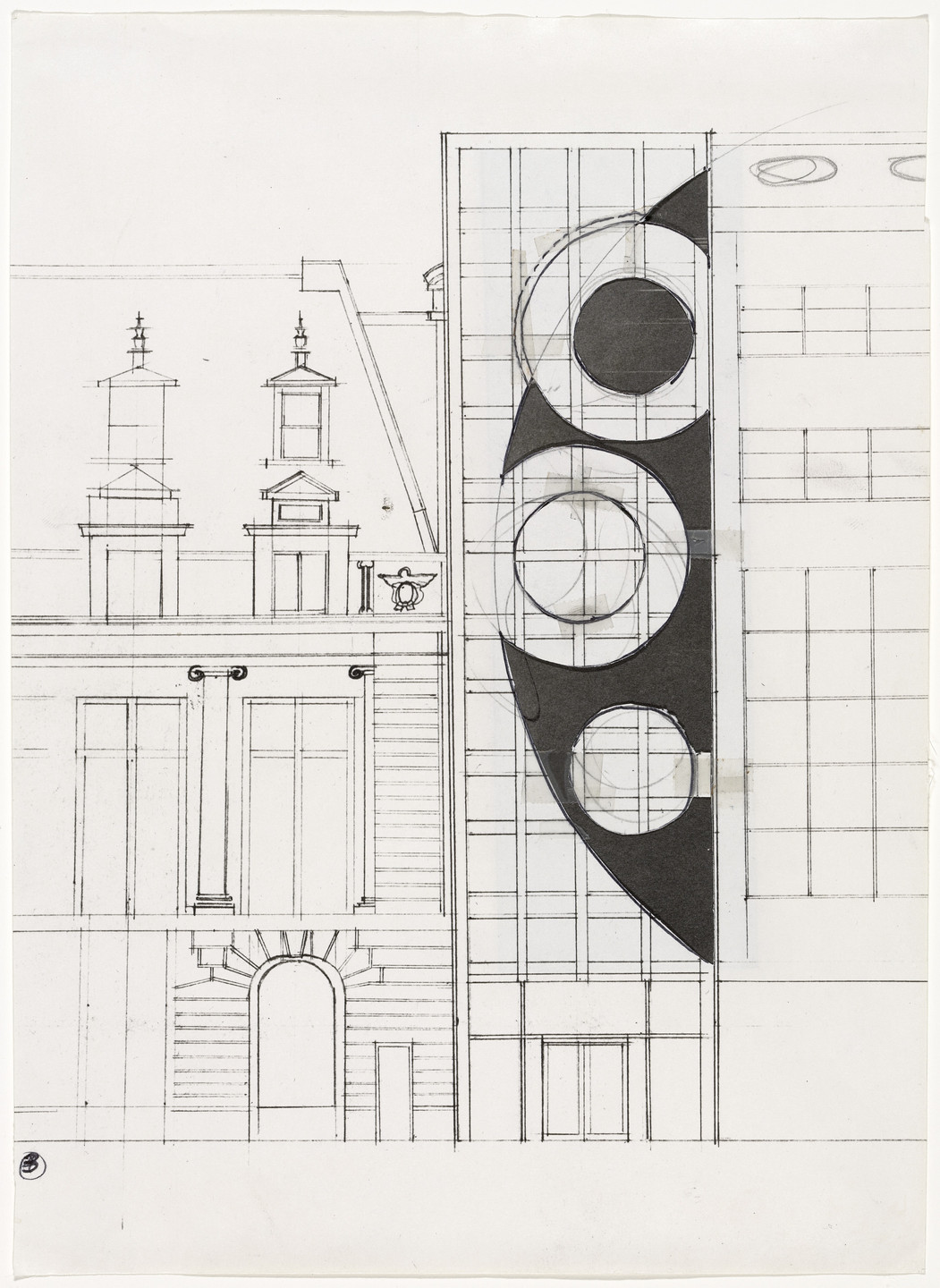 Gordon Matta-Clark. Untitled (Proposal for a Museum of Modern Art Project). (1978)