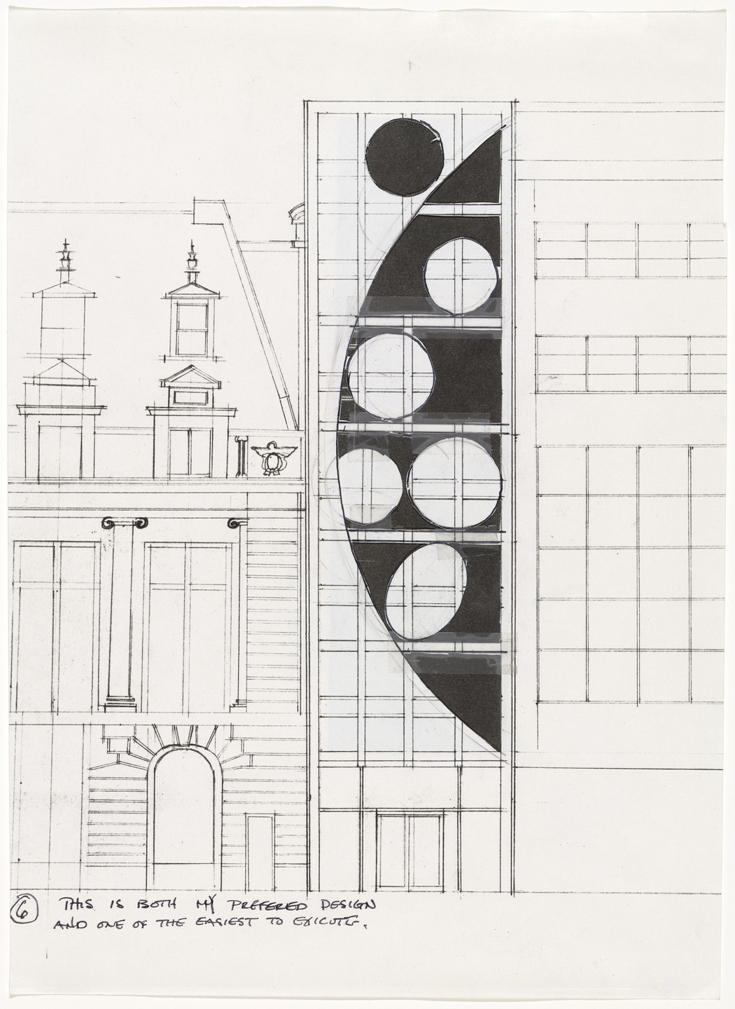 Gordon Matta-Clark. Untitled (Proposal for a Museum of Modern Art Project). (1978)
