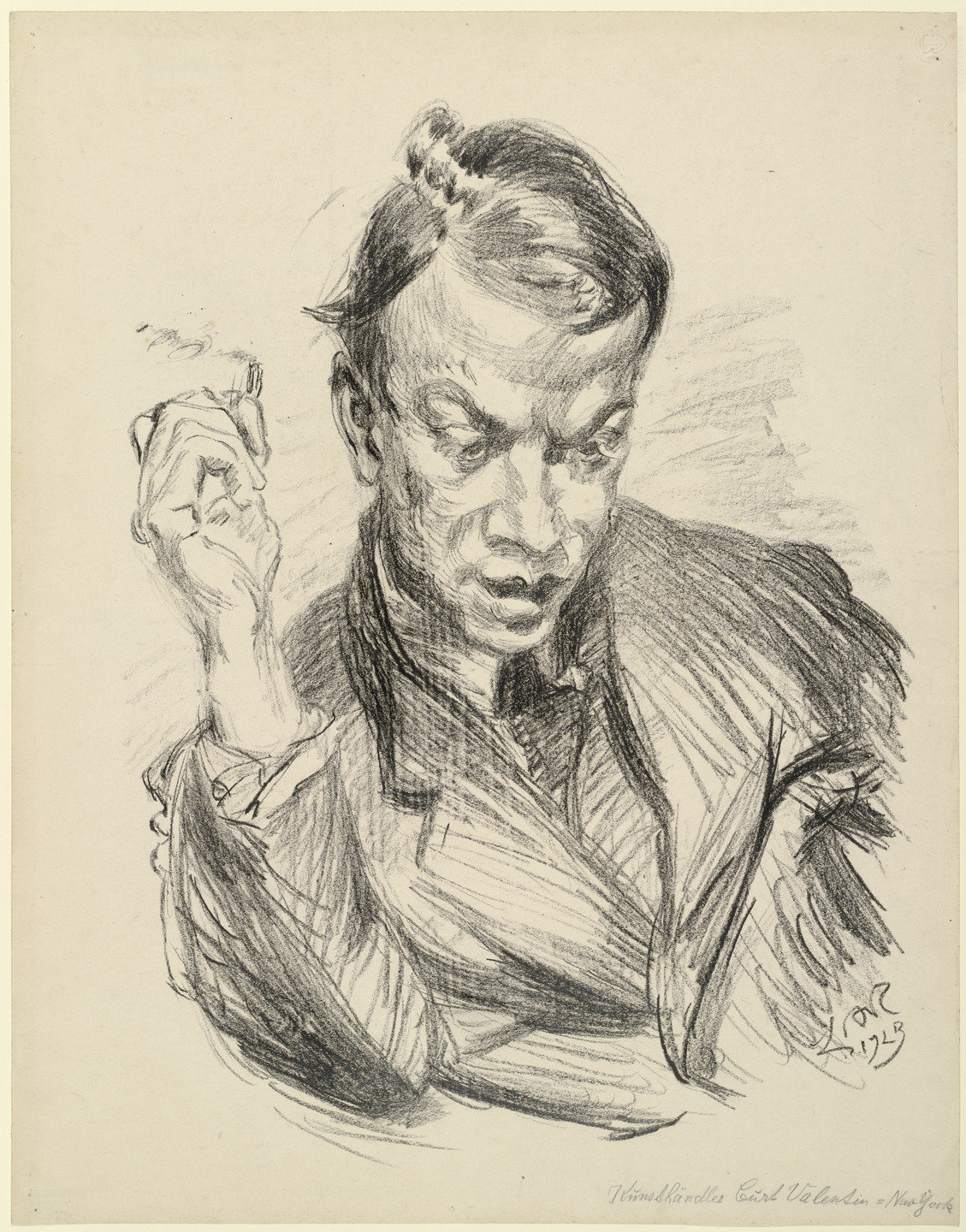 Ludwig Meidner. Curt Valentin. 1923