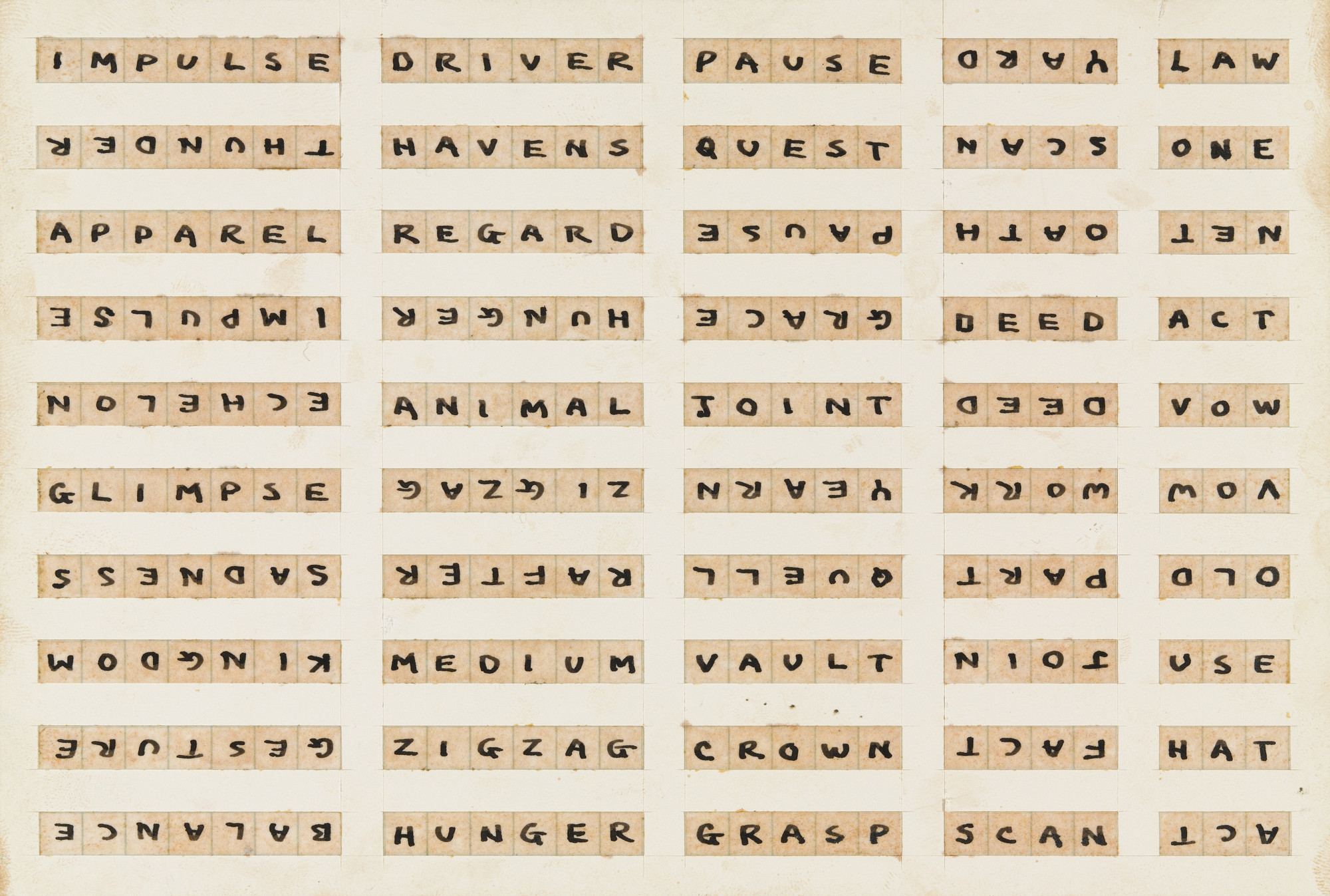 Carl Andre. Impulse Driver. 1965