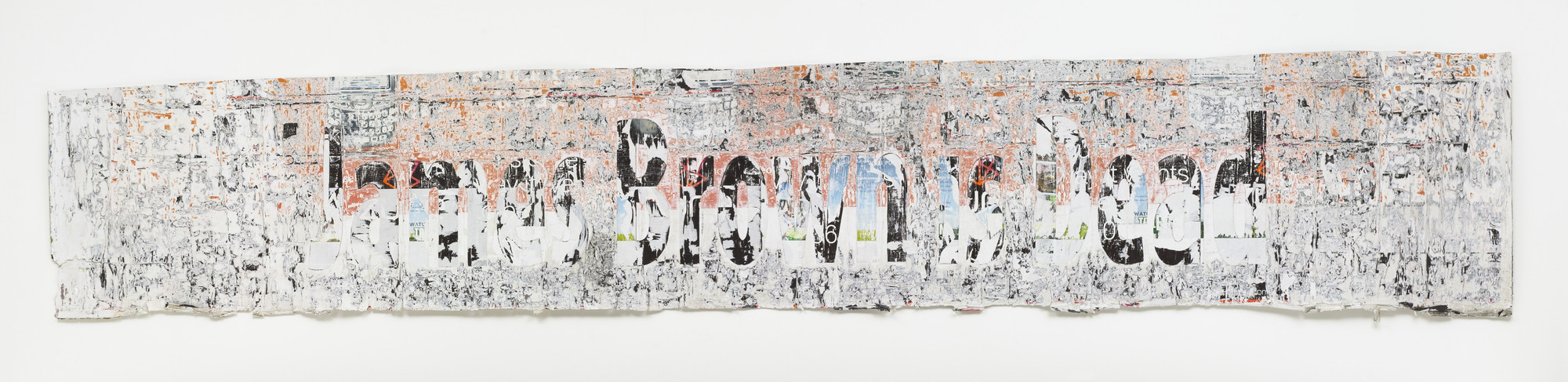 Mark Bradford. James Brown is Dead. 2007
