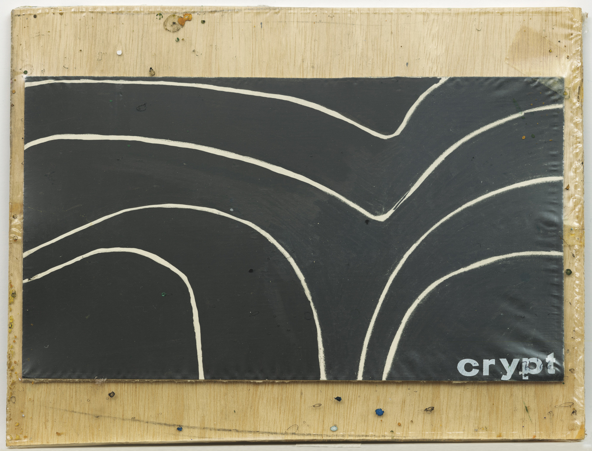 David Hockney. Crypt, design for Ubu Roi