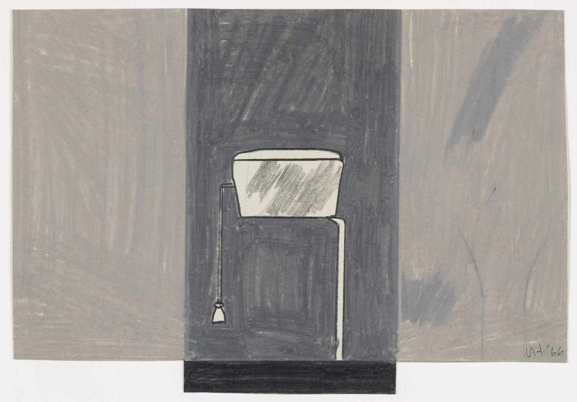 David Hockney. Ubu's Closet, design for Ubu Roi