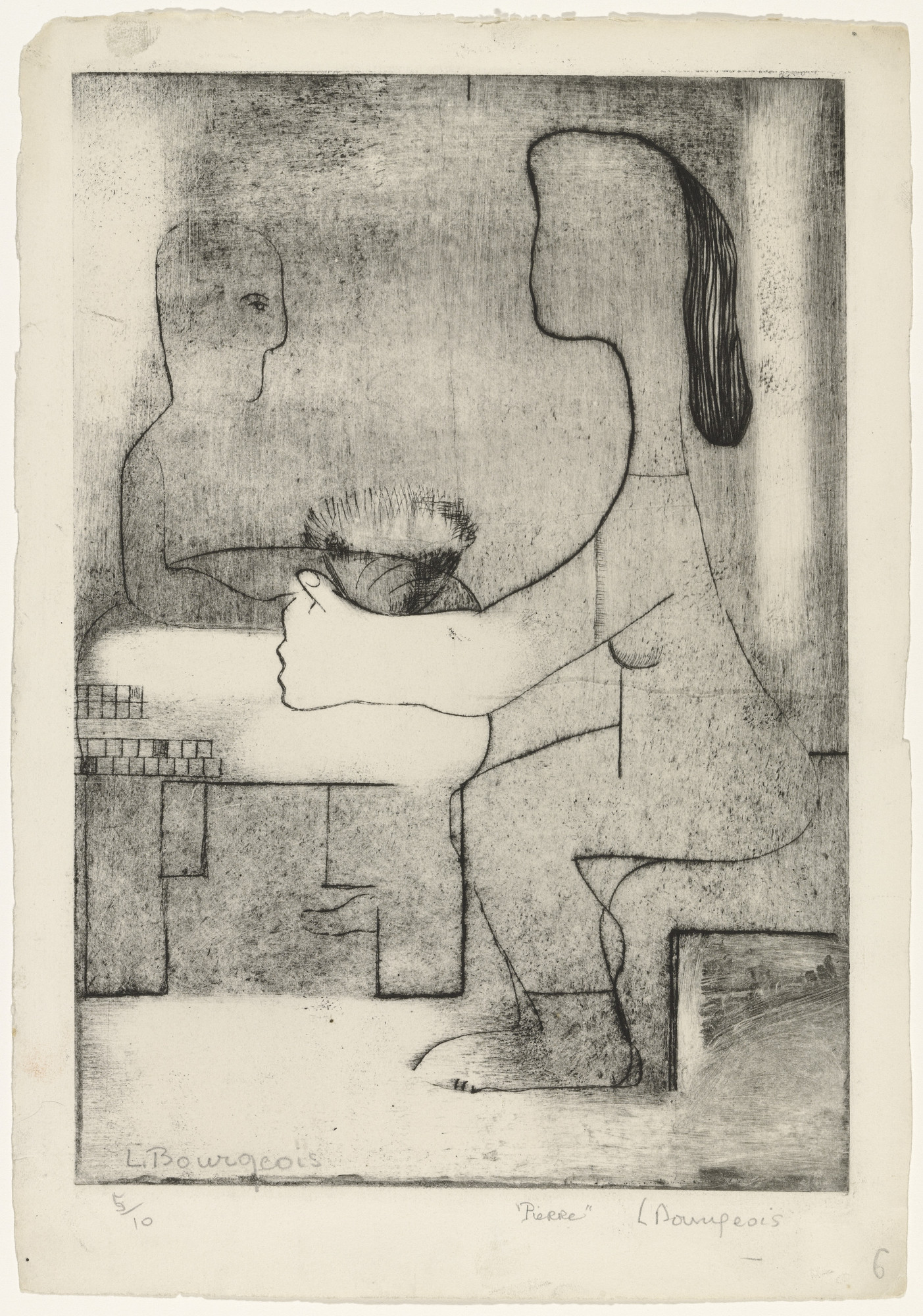 Louise Bourgeois. Pierre, state III of VI, variant
