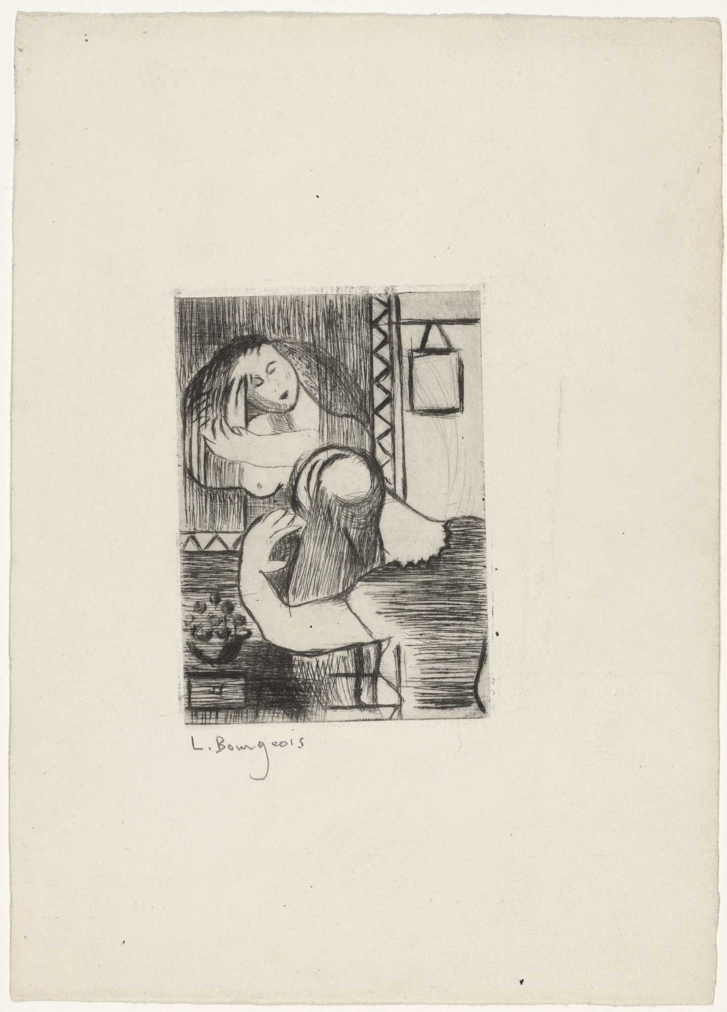 Louise Bourgeois. Morning, state V of VI
