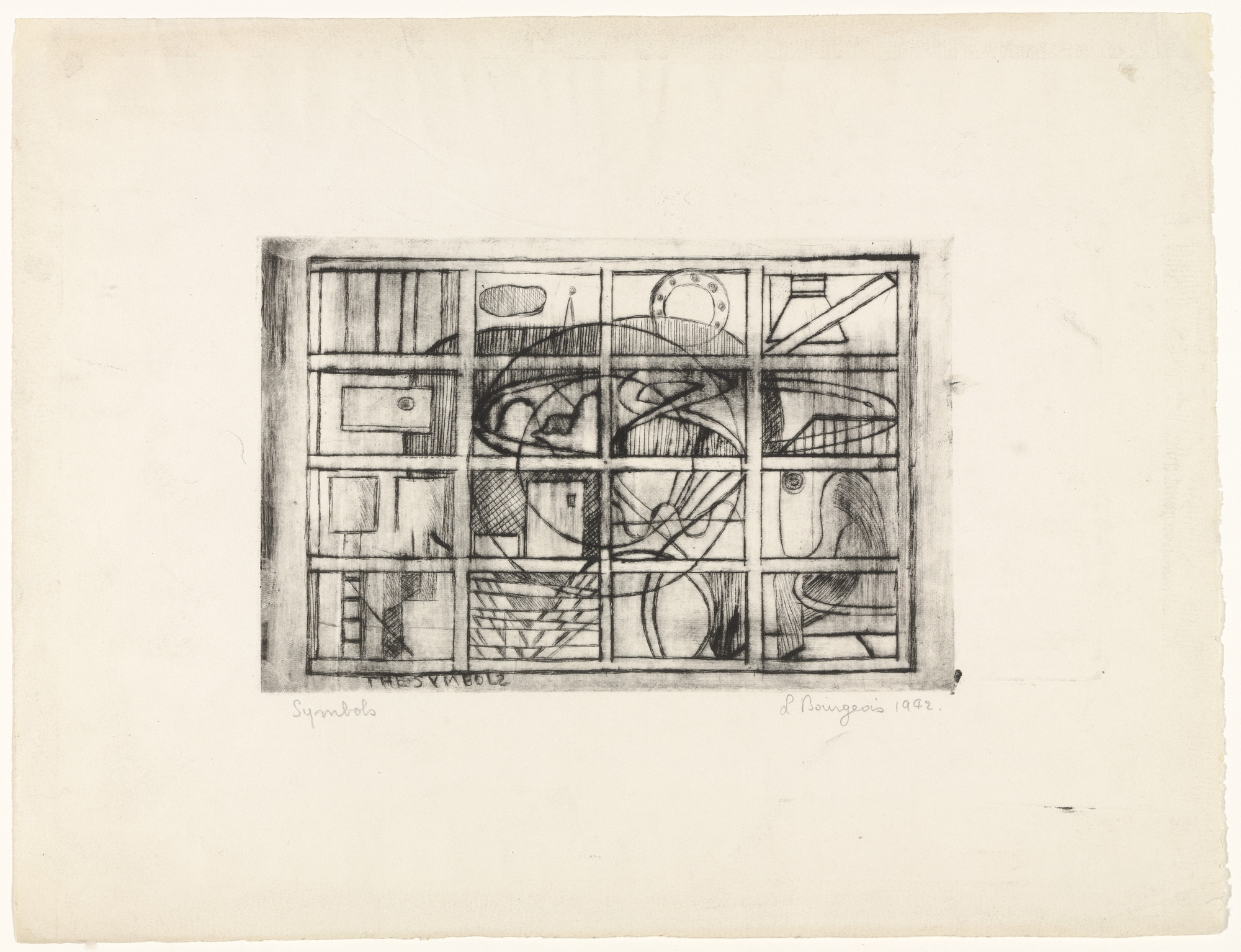 Louise Bourgeois. The Symbols, only state