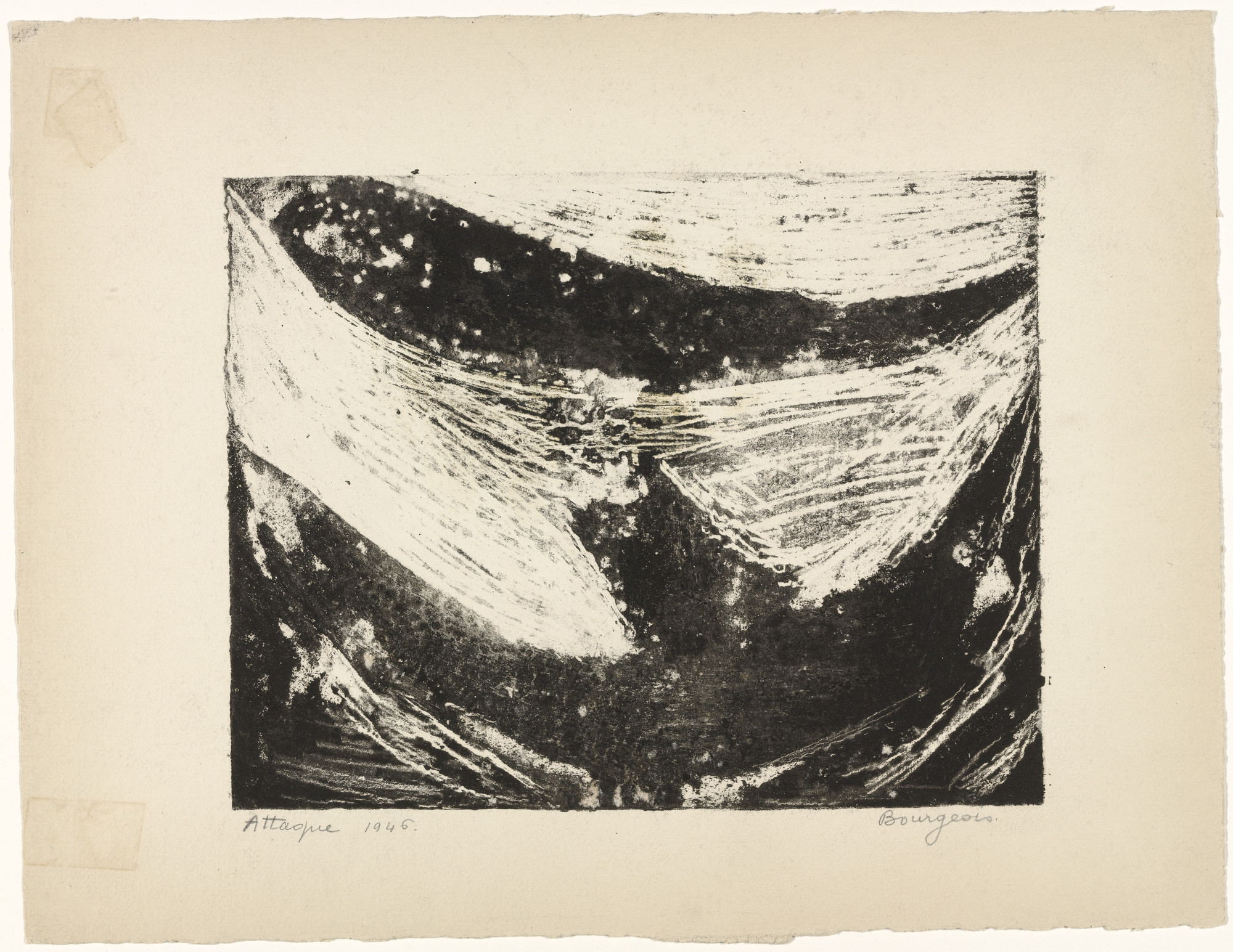 Louise Bourgeois. Attaque, state II of II