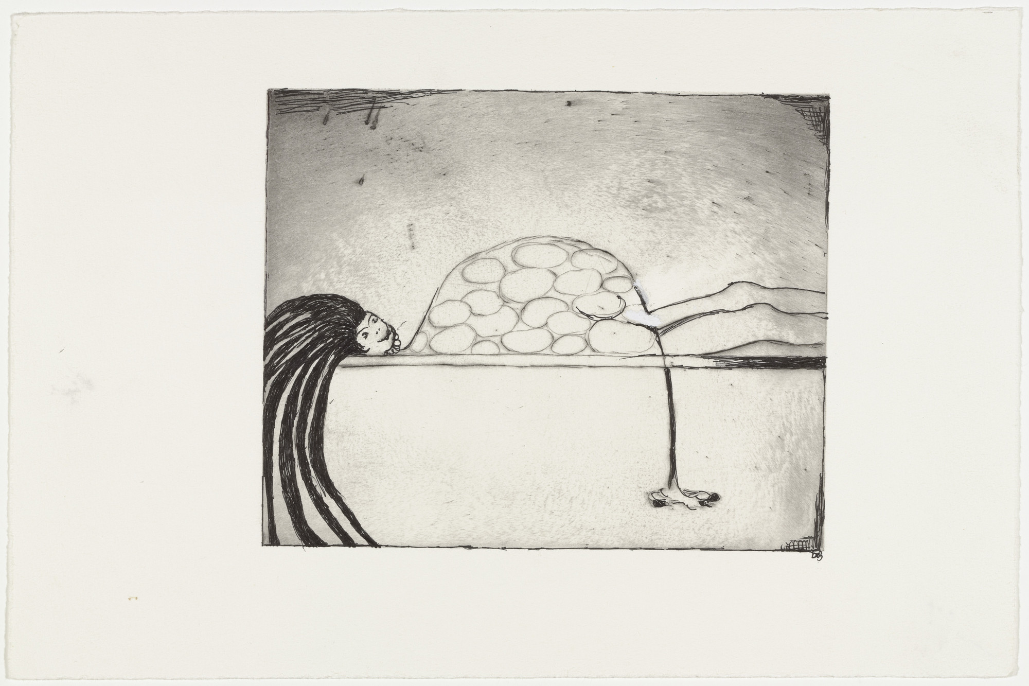 Louise Bourgeois. Medical Print, state II of III