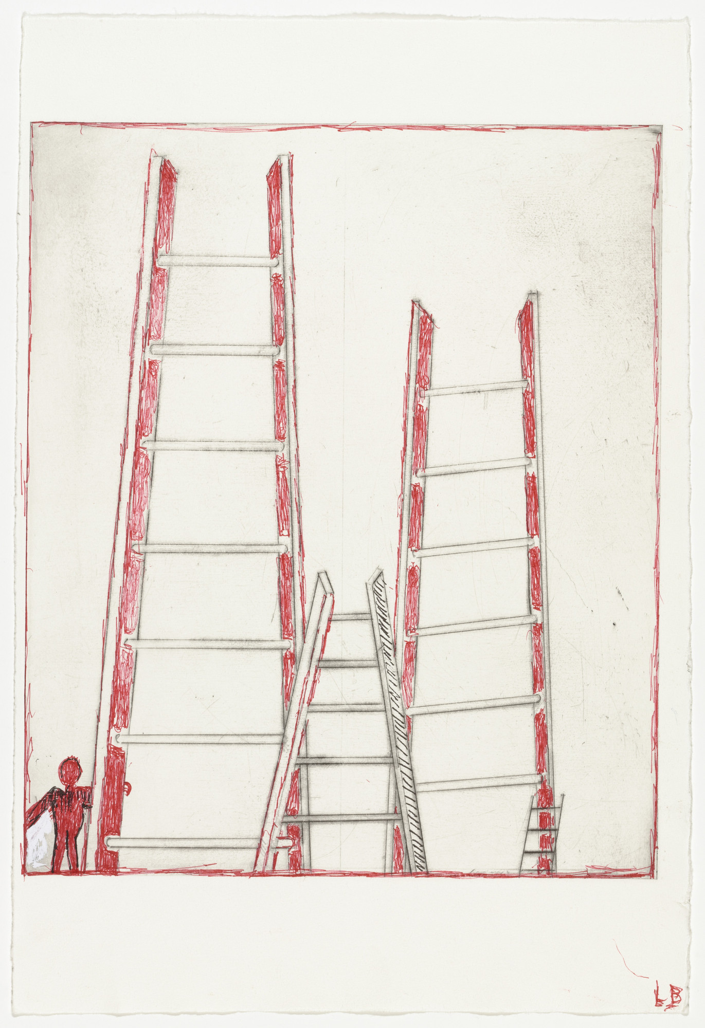 Louise Bourgeois. The Ladders, state I of VII
