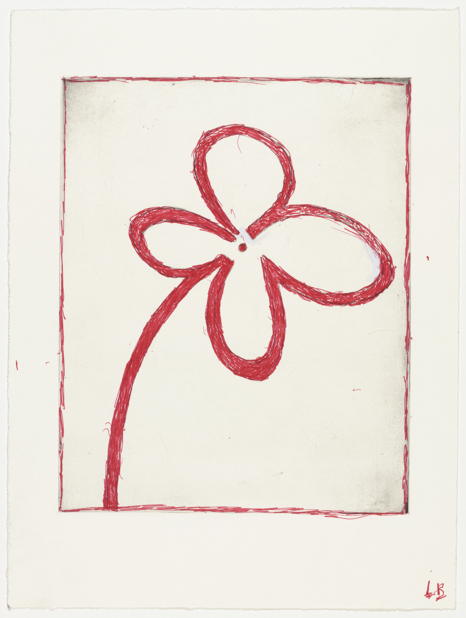 Louise Bourgeois. Untitled, state I of IV