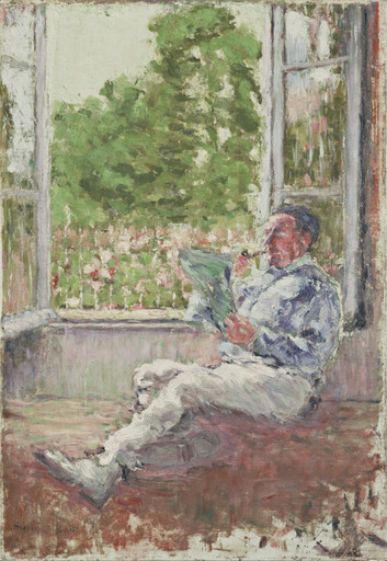 Marcel Duchamp. Man Seated by a Window