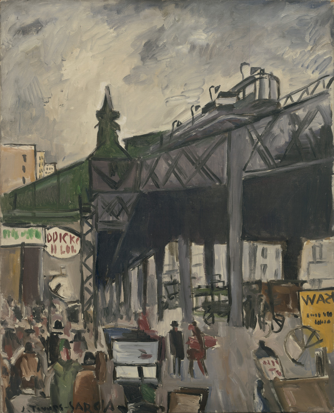 Joaquín Torres-García. Street Scene. New York 1920-22